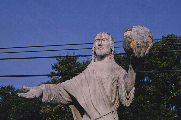 Dinosaur Gardens - Old Postcard View (newer photo)